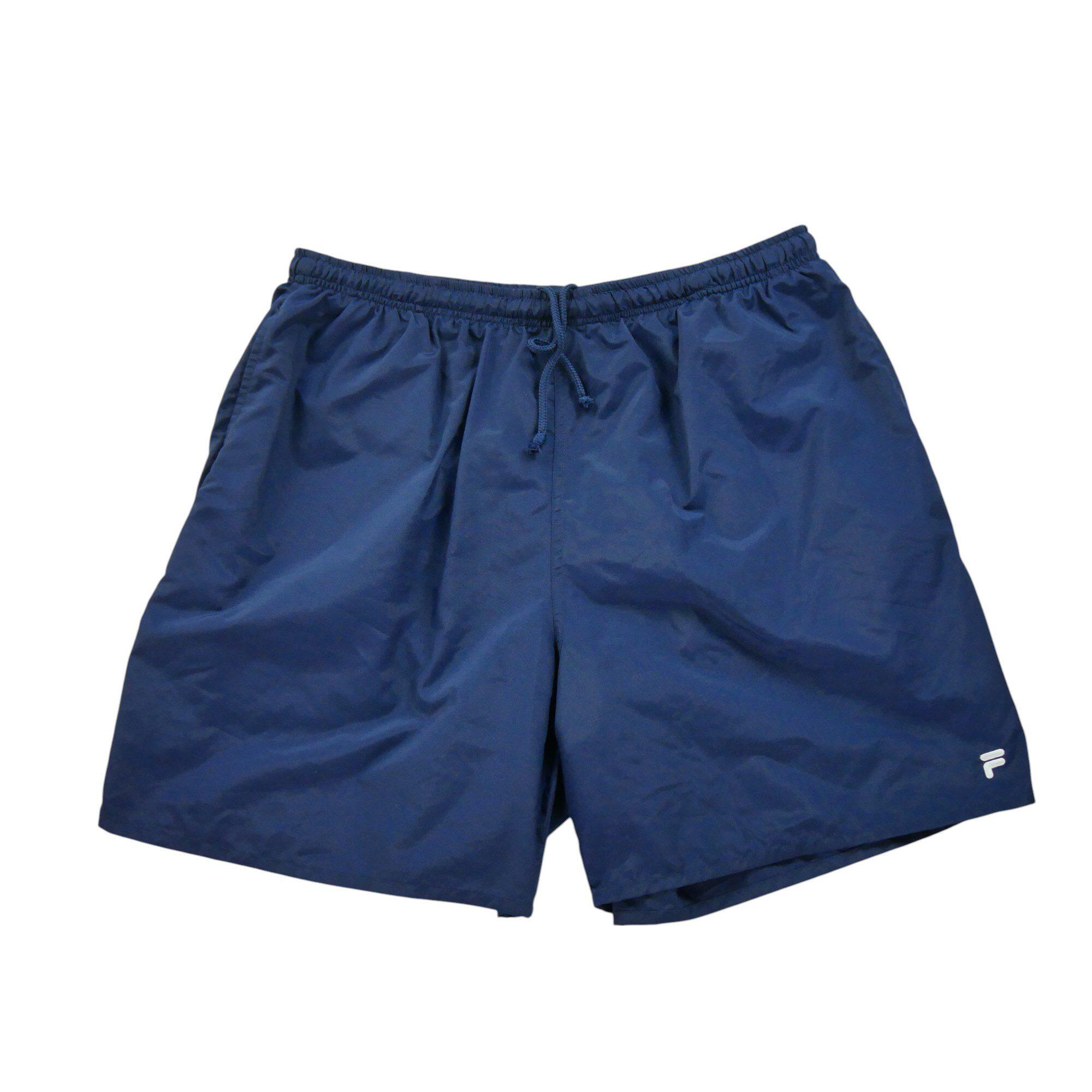 FILA Reconditionné - Short de bain Homme Vintage Y2K Marine - Bon État