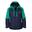Veste fonctionnelle enfant Skaland vert poivre/bleu marine