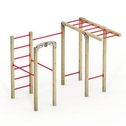 FIT Base 815 - Appareil de fitness de plein air - rouge
