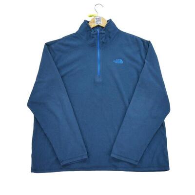 Second life - Herren TNF Navy Fleece Pullover - In gutem Zustand