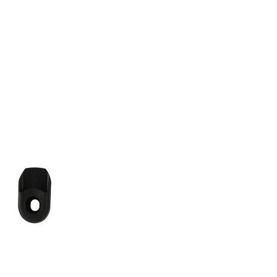 Protège-manivelle vélo TPU noir mat compatible Shimano SRAM