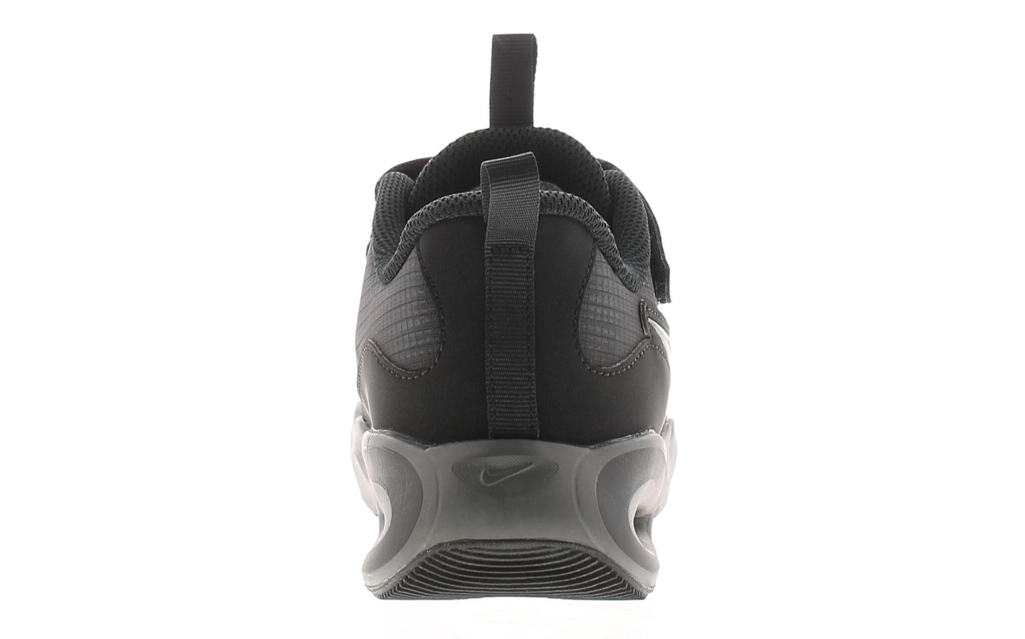 Nike Boys Trainers Air Max Nova Ps Touch Fastening Elastic Laces Black UK Size 1 4/5