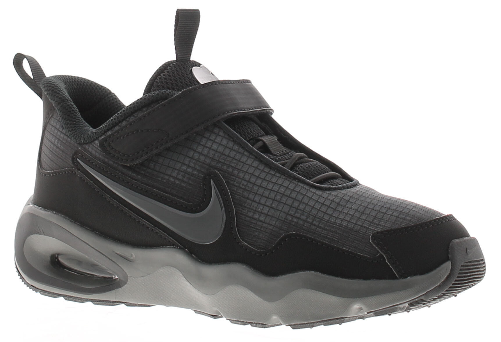 Nike Boys Trainers Air Max Nova Ps Touch Fastening Elastic Laces Black UK Size 1 1/5