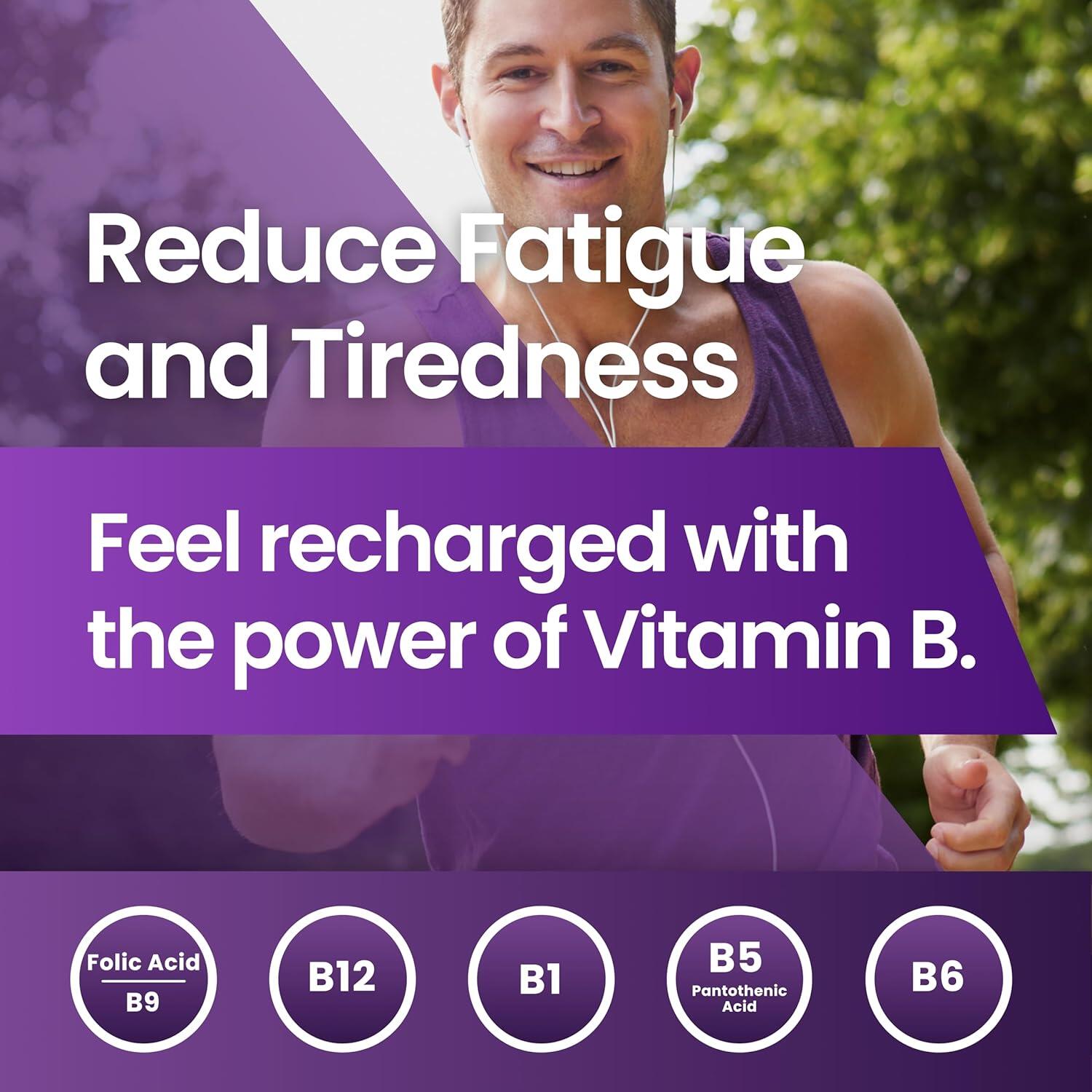 Vitamina B Complex ad Alto Dosaggio - 180 Compresse di Vitamine Gruppo B 4/6