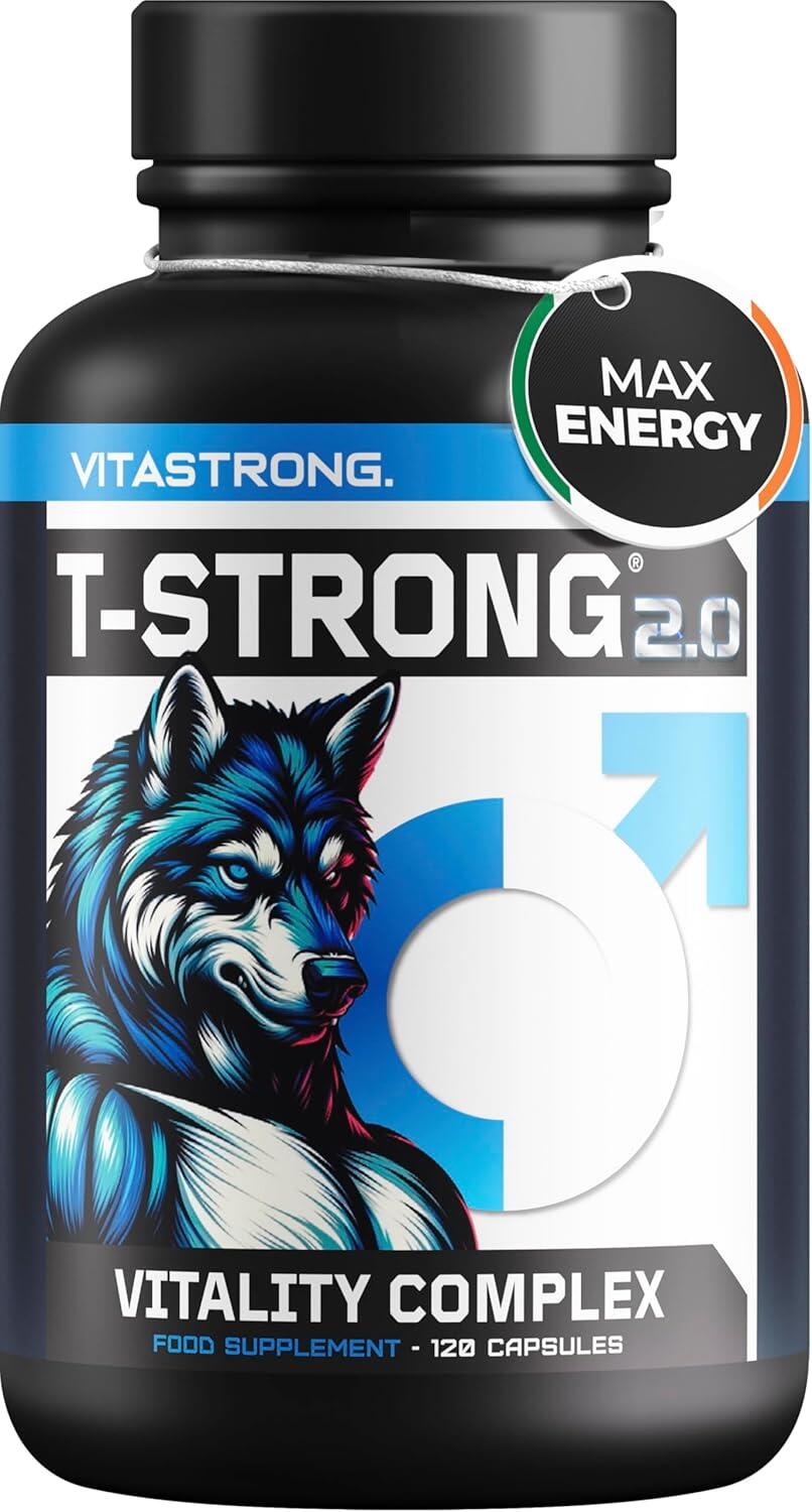 VITASTRONG Vitastrong Vitality Complex - 120 capsule T-Strong 2.0 con arginina, cordyceps