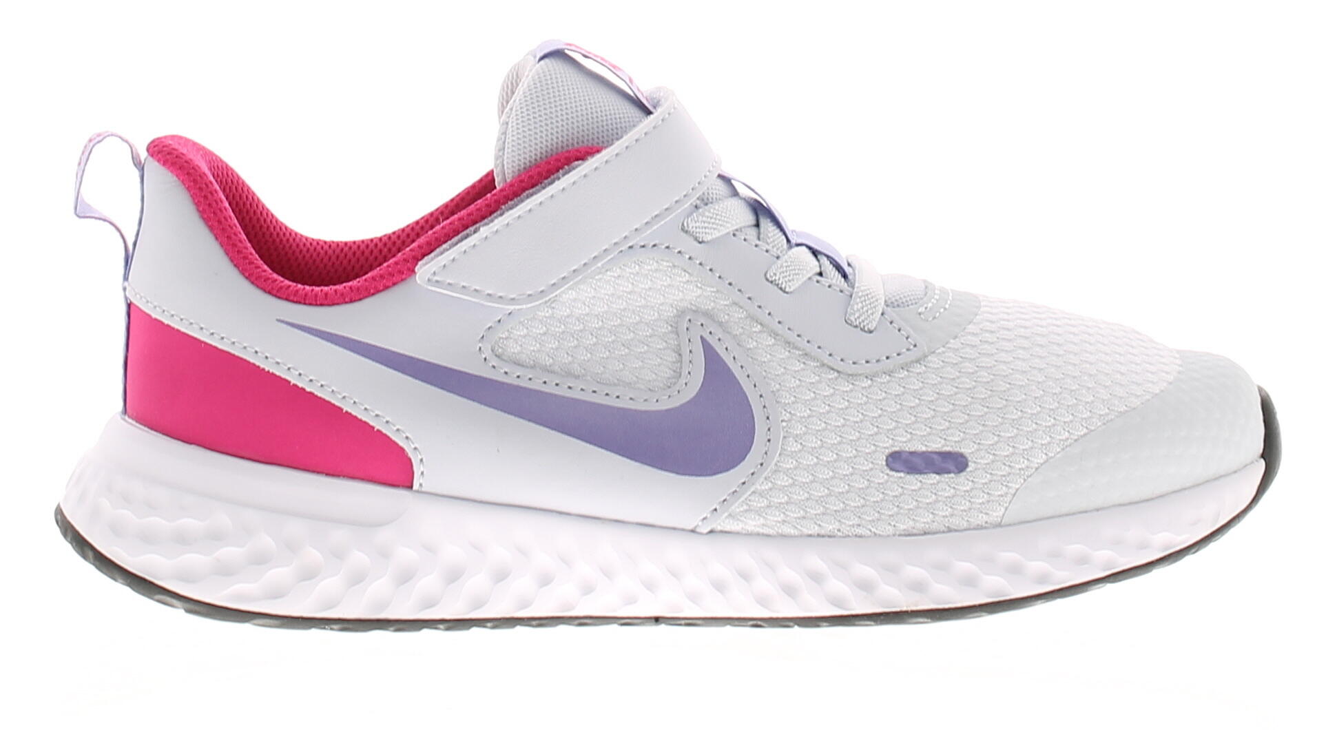 Nike Junior Girls Trainers Revolution 5 Touch Fastening grey UK Size 13.5 2/5