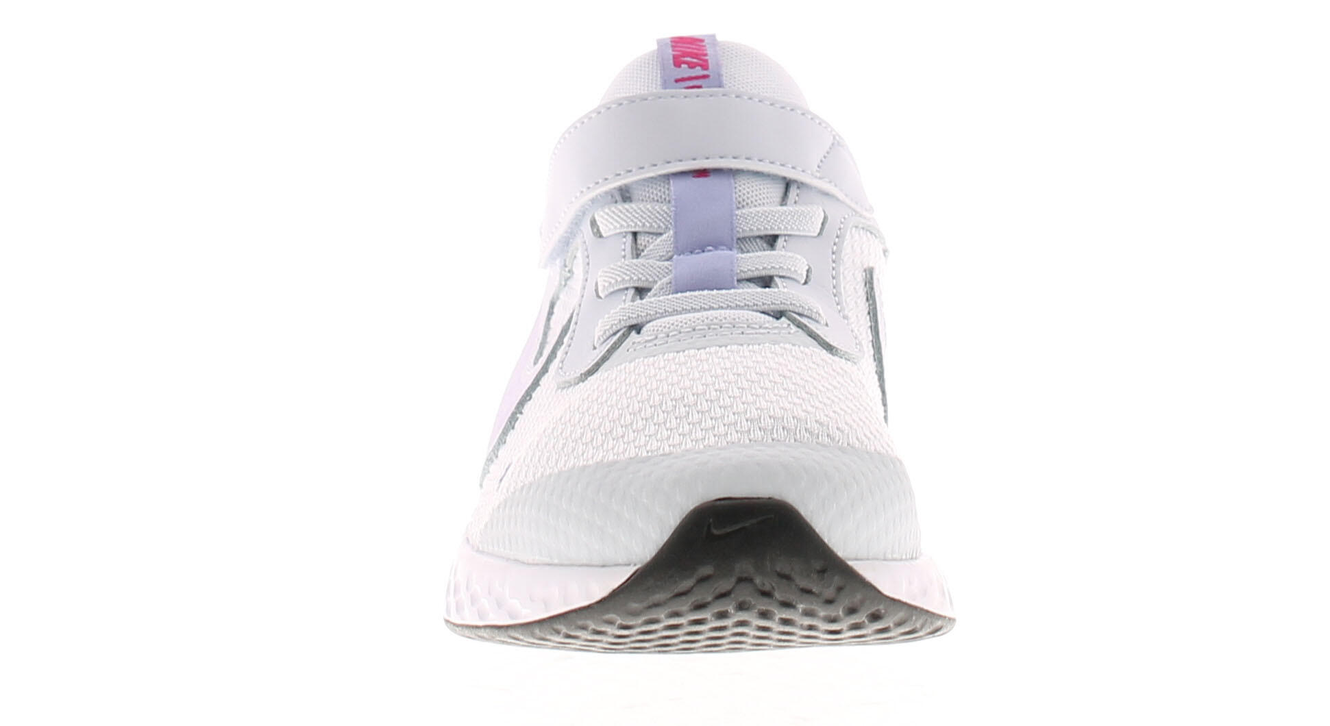 Nike Junior Girls Trainers Revolution 5 Touch Fastening grey UK Size 13.5 3/5