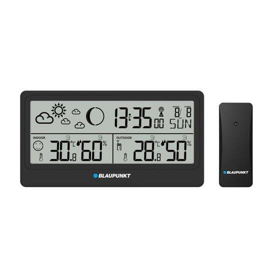 Multifunktions-Wetterstation Blaupunkt WS20BK Schwarz