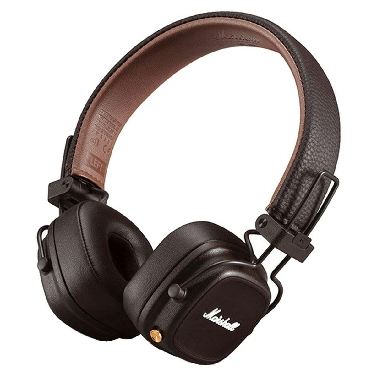 Auriculares Bluetooth Marshall MAJOR IV Castanho 3/3