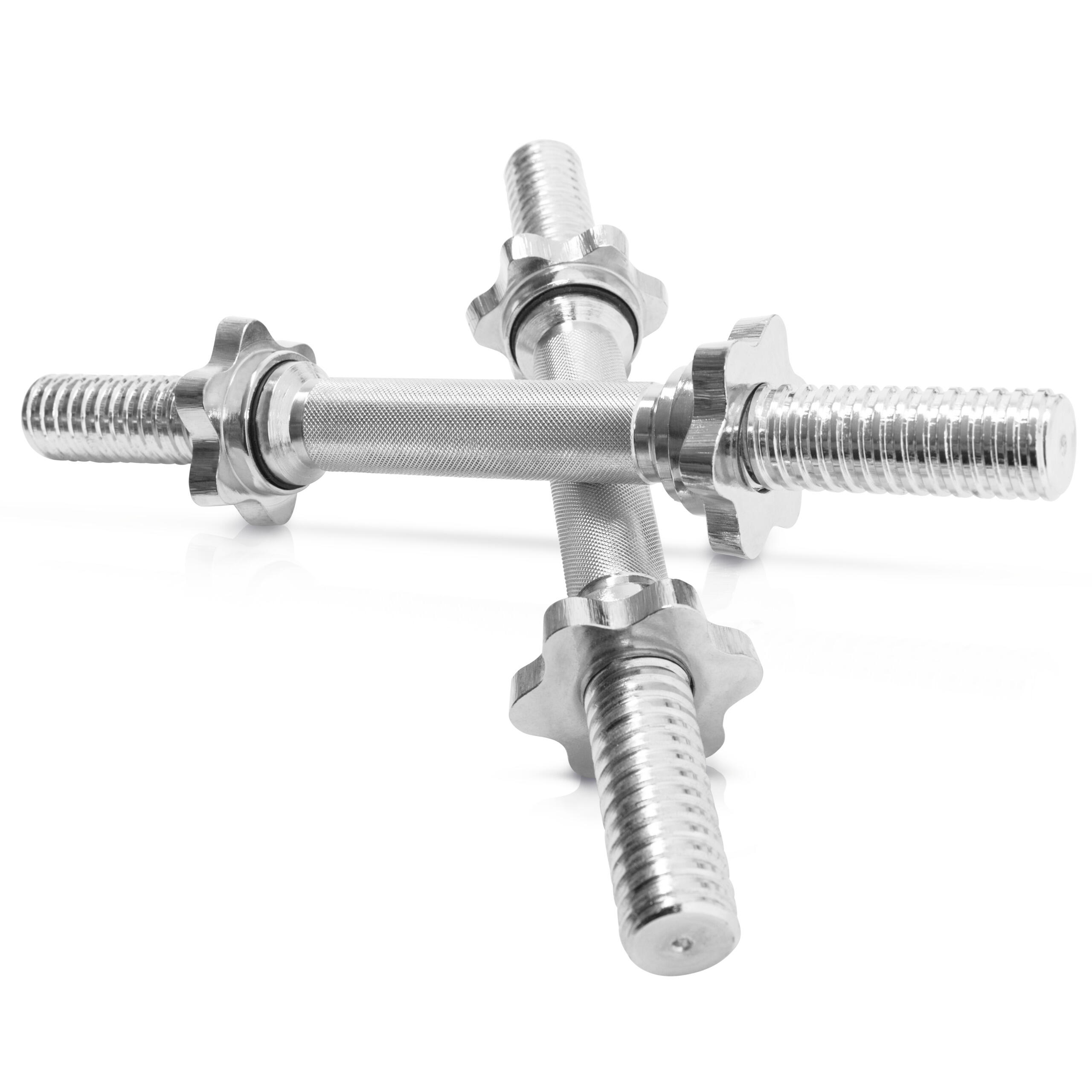 Dumbellset - Halterset - Gietijzer zwart - 30 kg 6/7