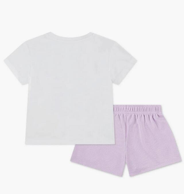 Completo bambina nike wild flower - bianco 2/4