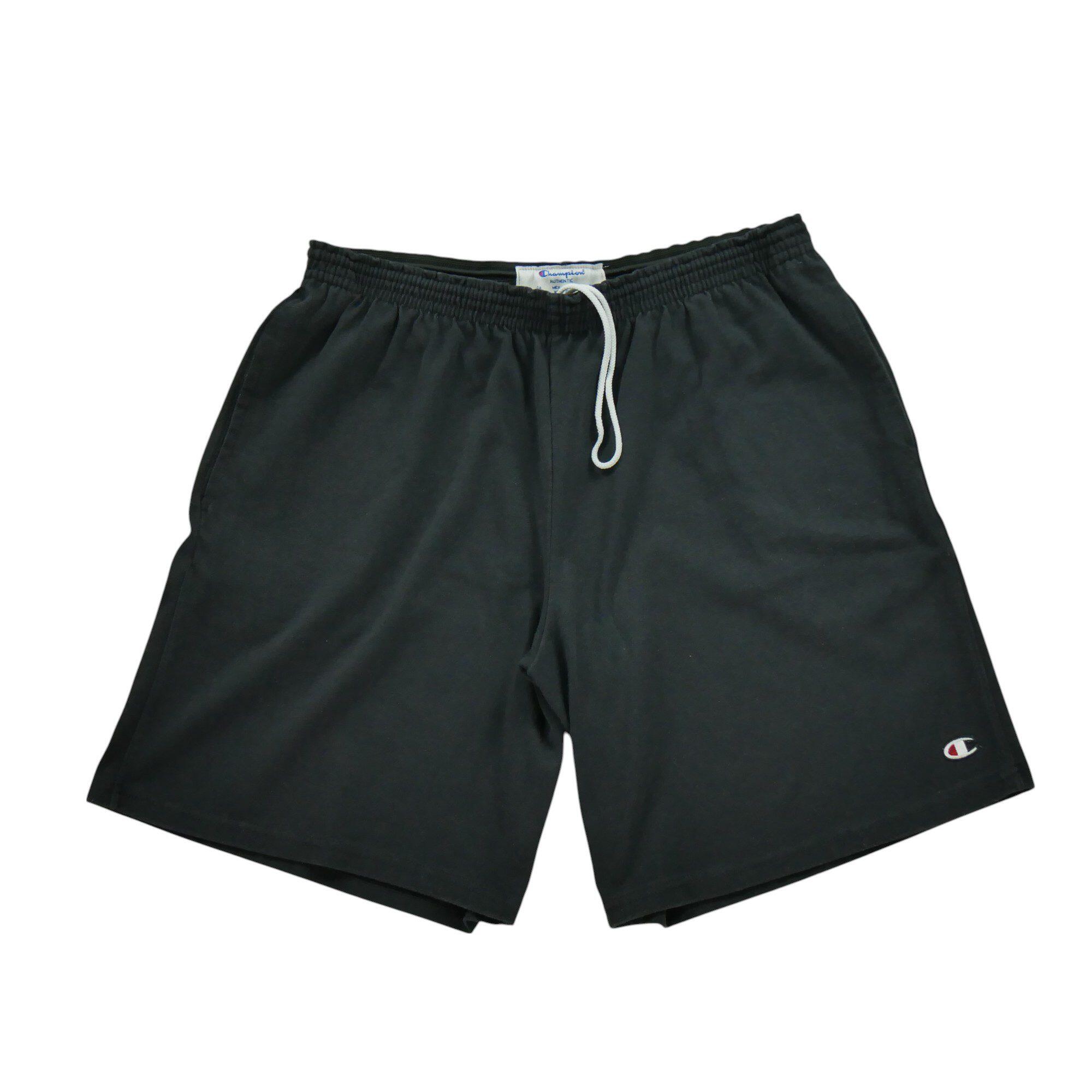 CHAMPION Segunda Vida - Pantalones cortos negros para hombres - Muy Bueno