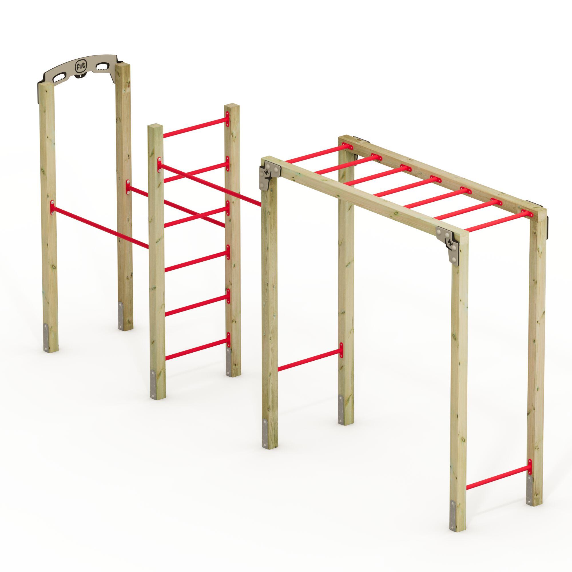FIT Base 810 - Equipo de fitness al aire libre - rojo 6/6