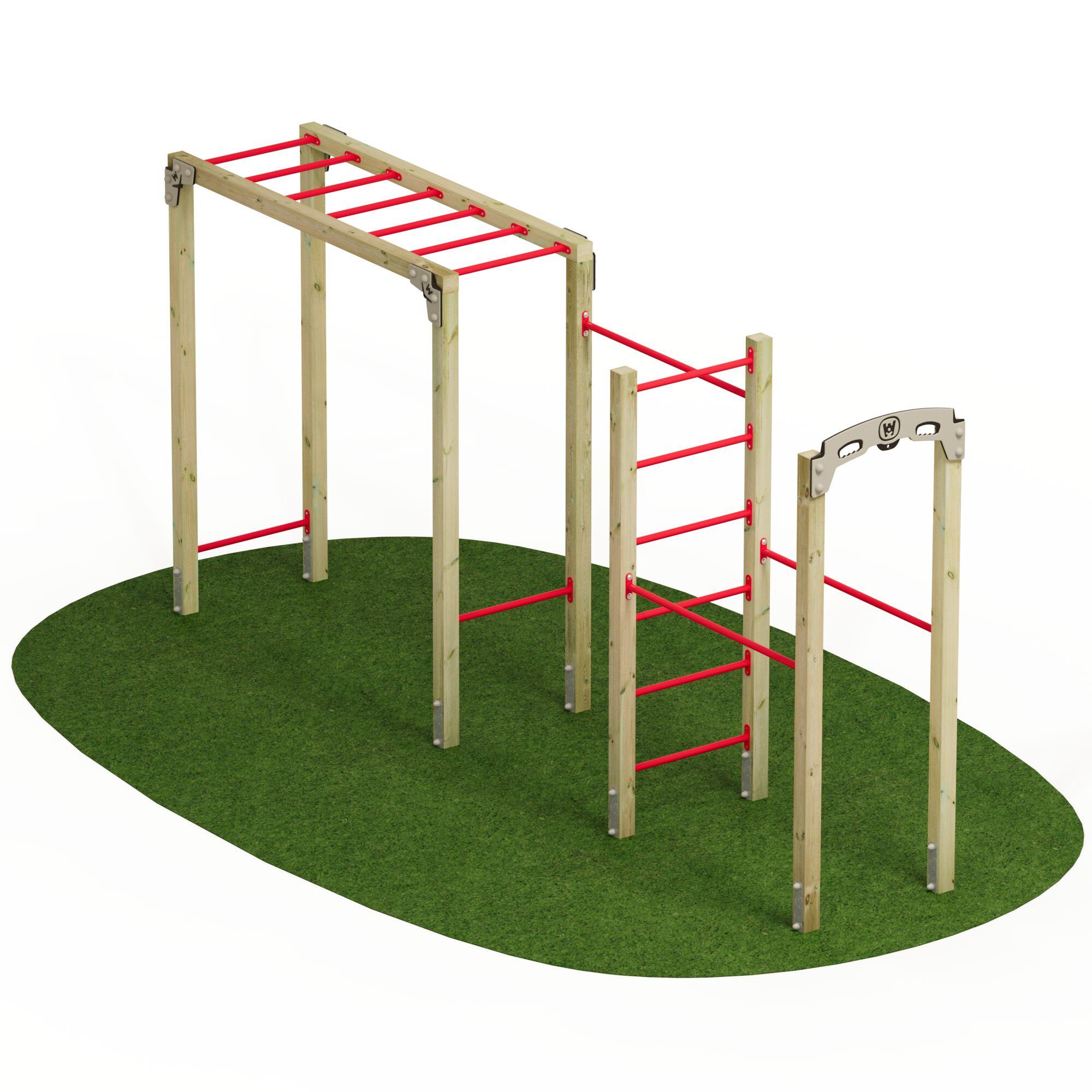 FIT Base 810 - Equipo de fitness al aire libre - rojo 4/6