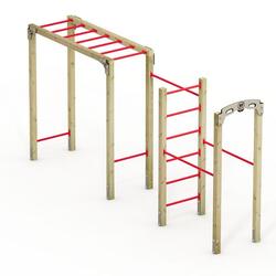 FIT Base 810 - Appareil de fitness de plein air - rouge