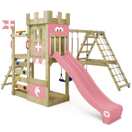 Aire de jeux DragonFlyer avec balançoire et toboggan en anthracite