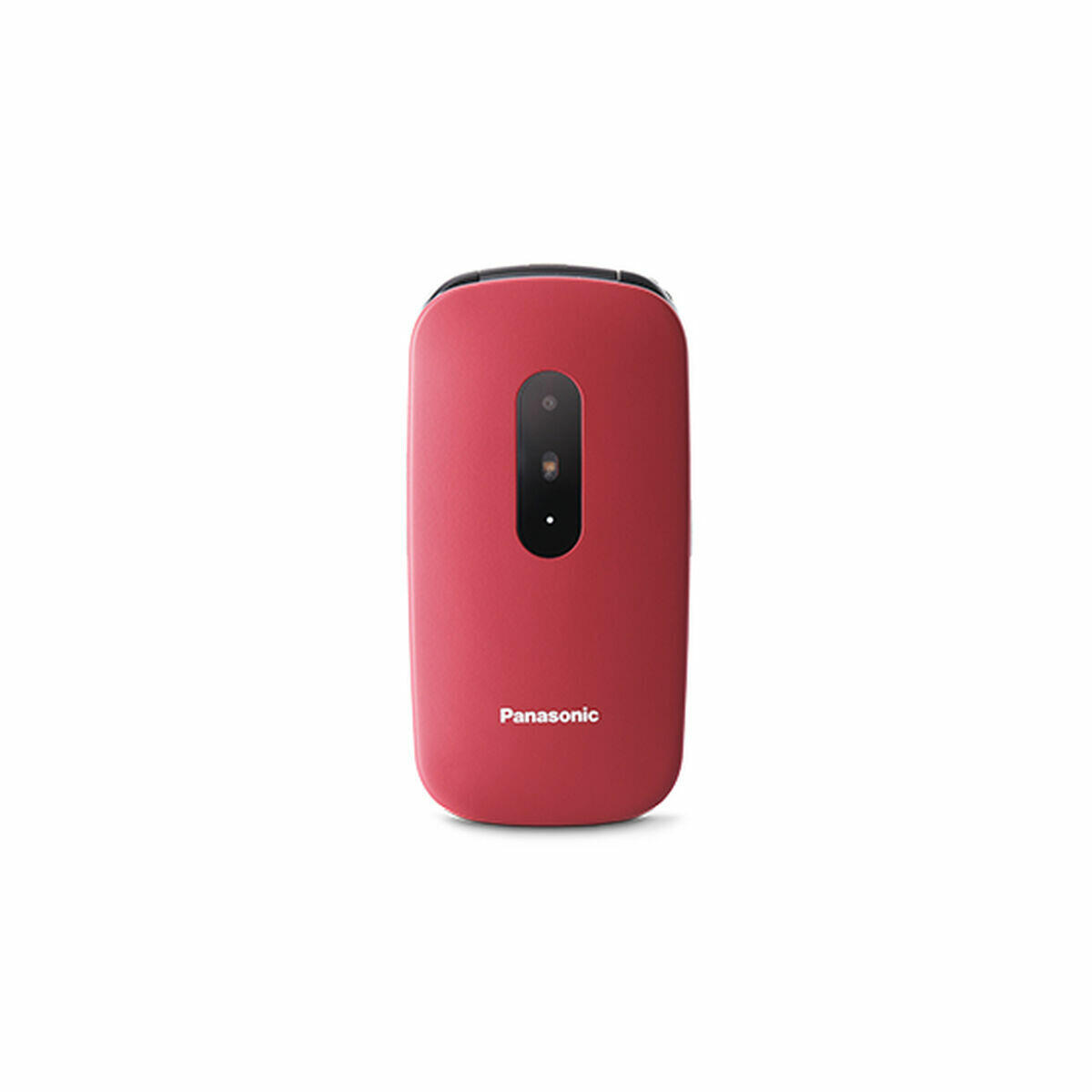 Telefone móvel para idosos panasonic kx-tu446exr vermelho