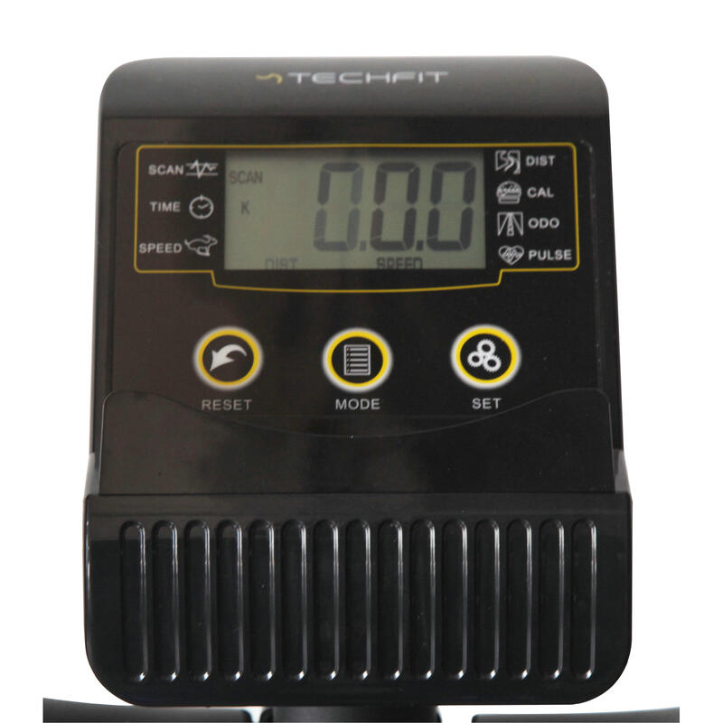 Bicicleta Eliptica Fitness TECHFIT® E400N Volanta 7 Kg, 8 trepte rezistenta