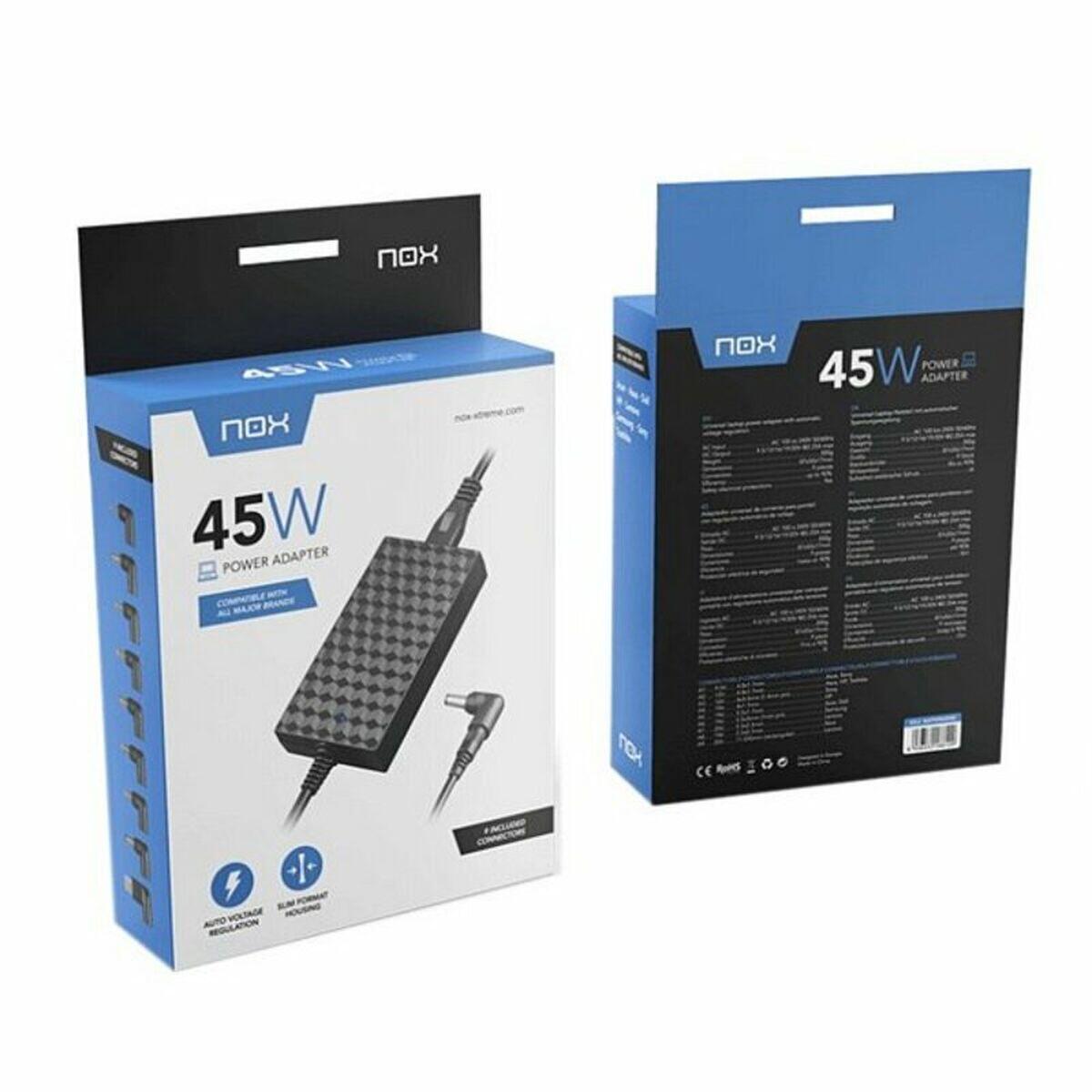 Carregador para Portátil Nox-Xtreme NXPWR45NB Preto 3/4