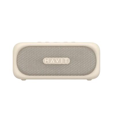 Dankzij de draagbare bluetooth®-luidsprekers havit sk905bt beige 20 w