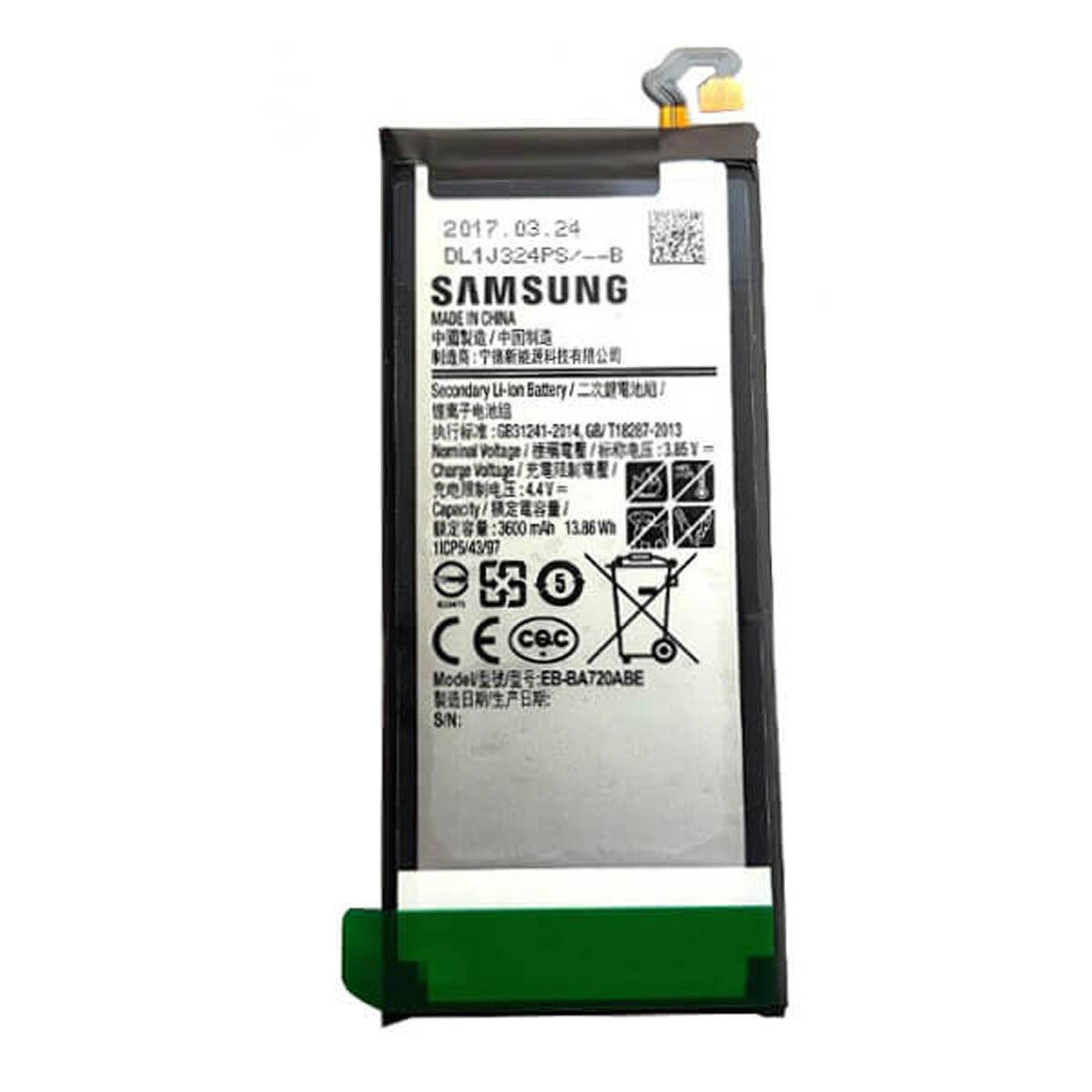 Bateria para telemóvel samsung eb-ba720abe bateria