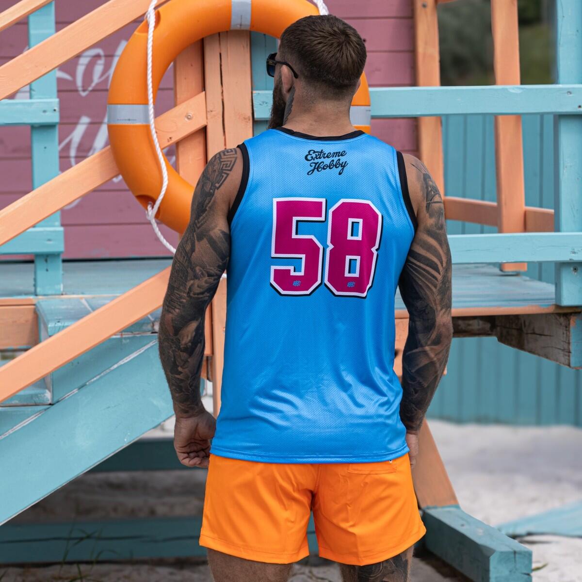 Basketbal tanktop voor heren EXTREME HOBBY VIBES 4/7