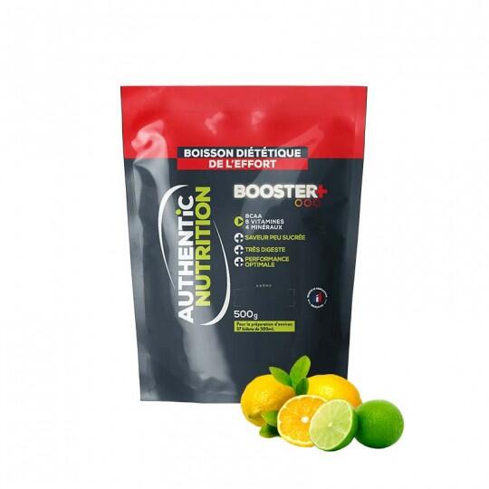 Authentic Nutrition - Boisson Énergétique - Booster+ 500 Gr Citron - Boisson Isotonique - 500 G - Decathlon