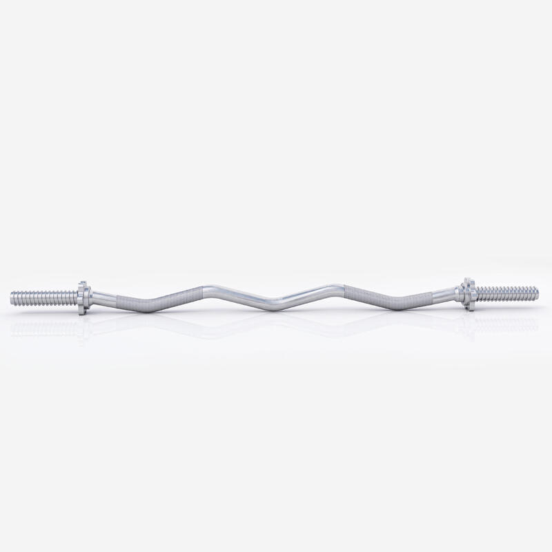 Bară SZ cromată de 120 cm cu piulite de tip stea  30/31 mm