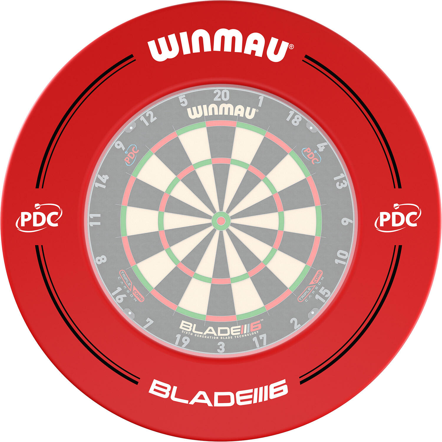 Winmau Surround PDC red 4456 2/6