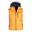 Gilet polyfibre enfant Narvik déperlant jaune doré/bleu mystique