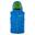 Gilet polyfibre enfant Narvik déperlant bleu moyen/vert clair