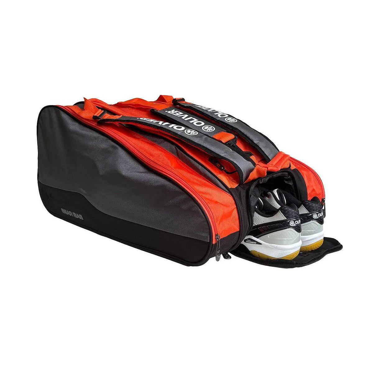 Tennis tas OLIVER - Gearbag zilver-oranje 3/3
