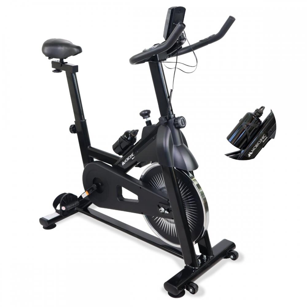 MOBICLINIC Bicicleta indoor Mobiclinic Teide Regulable Pulsómetro pantalla LCD