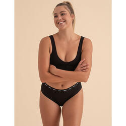 Lot de 2 culottes menstruelles en coton bambou pour flux abondant