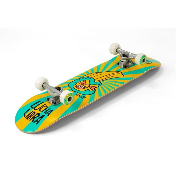 Enuff Lucha 7.75" x 31.5" Gelb/Blau Skateboard 2/3