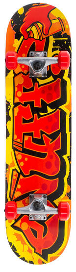 Enuff Graffiti II 7.75"x31.5" Gelb/Rot Skateboard