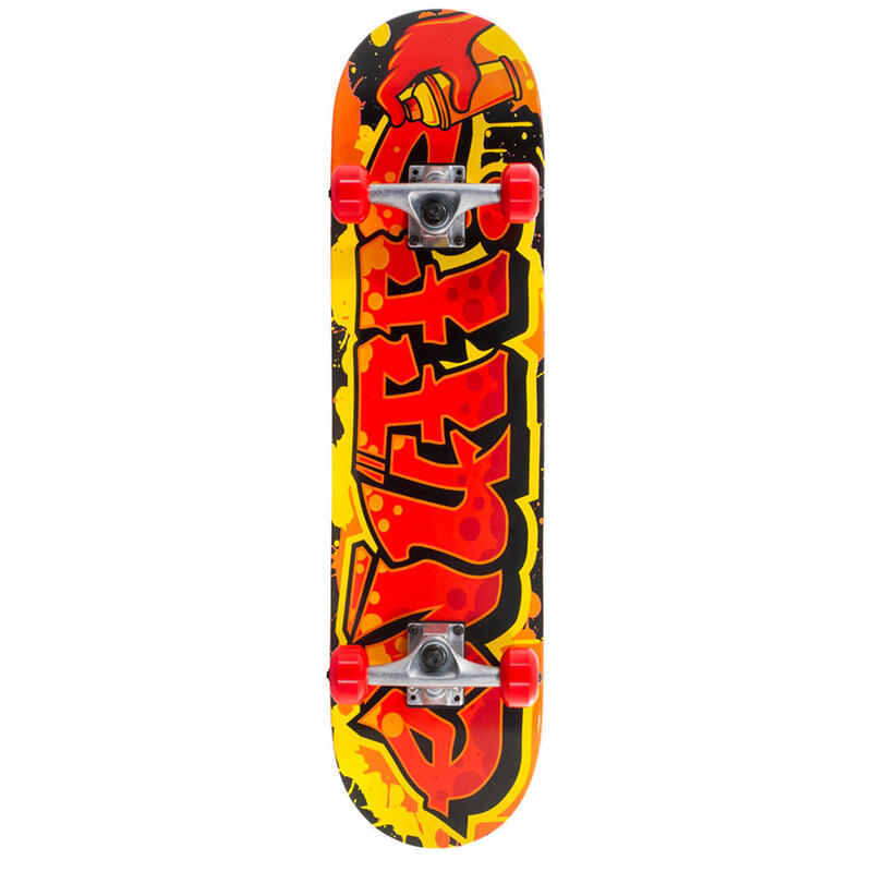 Enuff Graffiti II 7.25"x29.5" Geel/Rood Skateboard