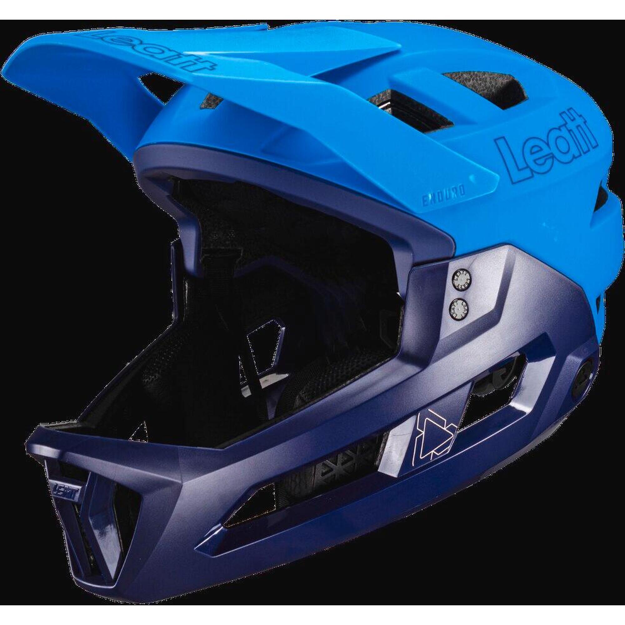 Leatt - Casque Vtt Enduro 2.0 V24 Bleu Homme - Casque - Bleu - 51-55 Cm - Decathlon