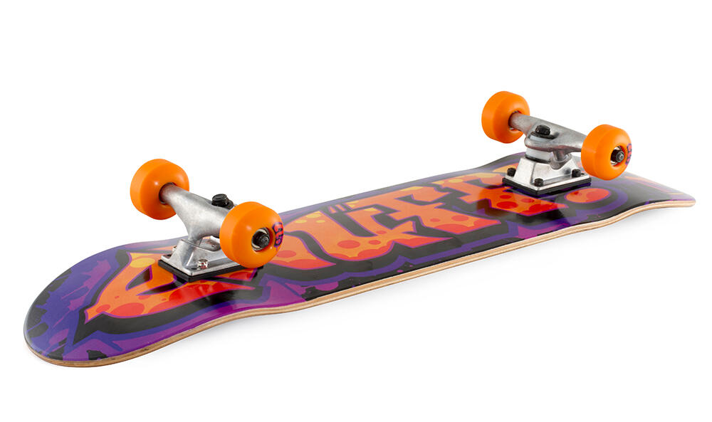 Graffiti II Orange 7.75inch Complete Skateboard 2/3