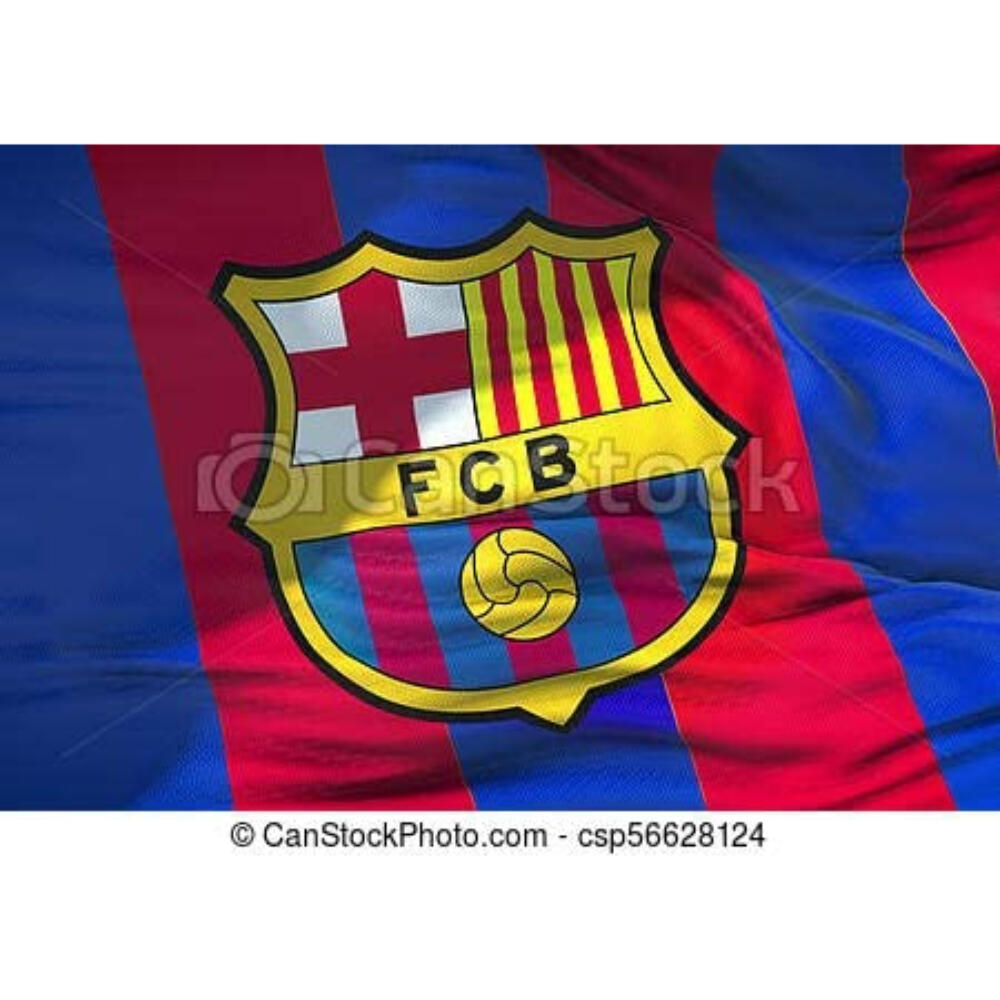 Bandera Fc Barcelona Rayas Horizontales 2/3