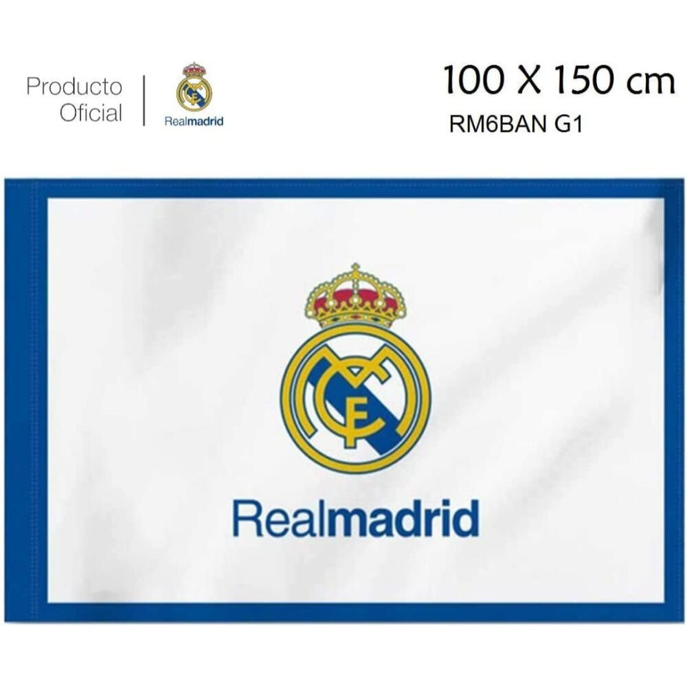 Bandera Real Madrid Grande 2/3