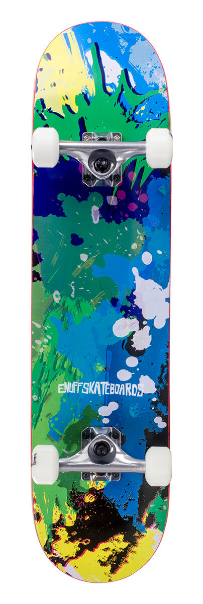 Splat Green/Blue 7.75inch Complete Skateboard 1/4