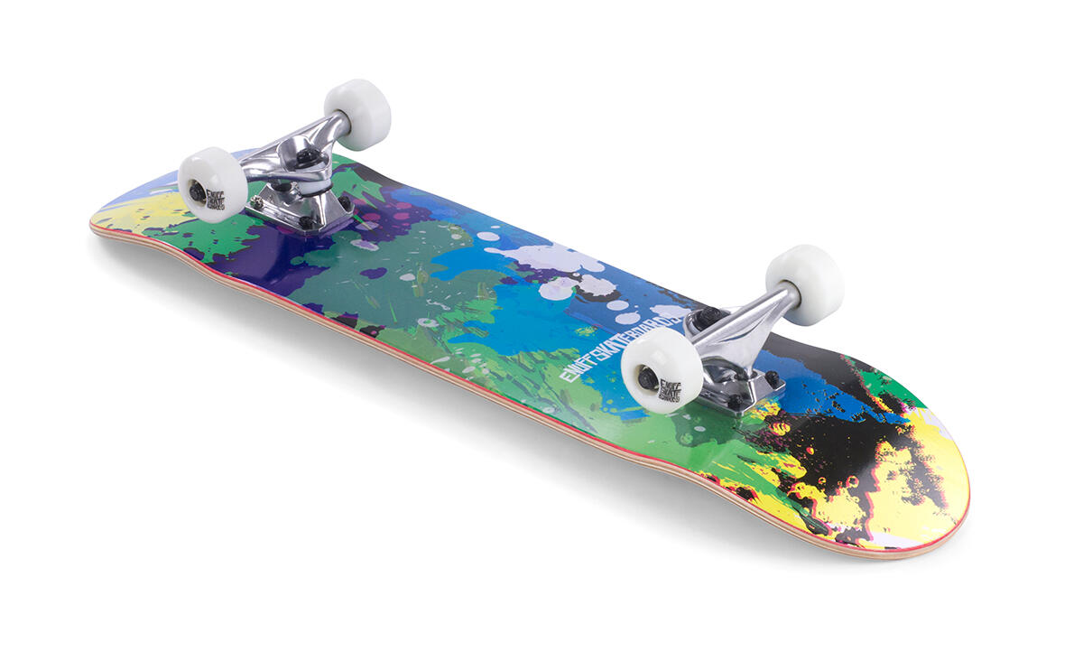 Splat Green/Blue 7.75inch Complete Skateboard 2/4