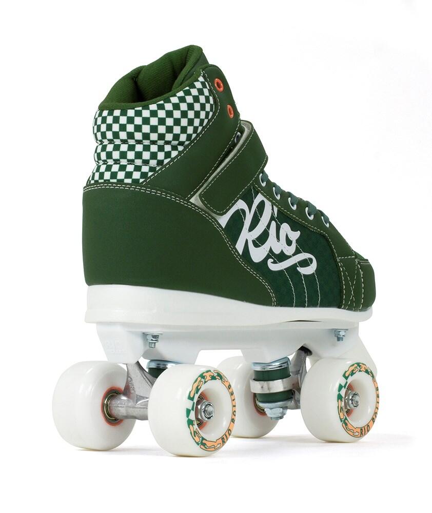 Mayhem II Green Quad Roller Skates 3/3