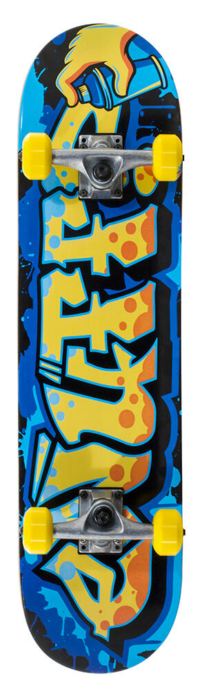 Graffiti II Yellow 7.75inch Complete Skateboard 1/3