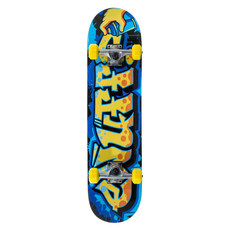 Enuff Graffiti II 7.25"x29.5" Blau/Gelb Skateboard