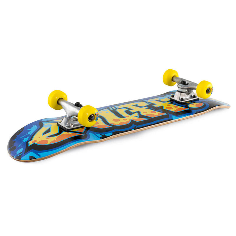 Enuff Graffiti II 7.25"x29.5" Blu/Giallo Skateboard