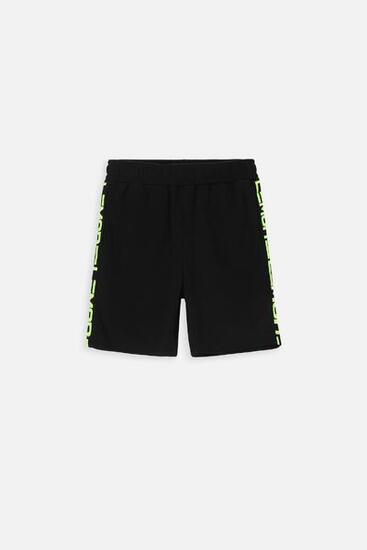 Kinder Trainingsshort Bermudas mit Taschen ZL3 schwarz