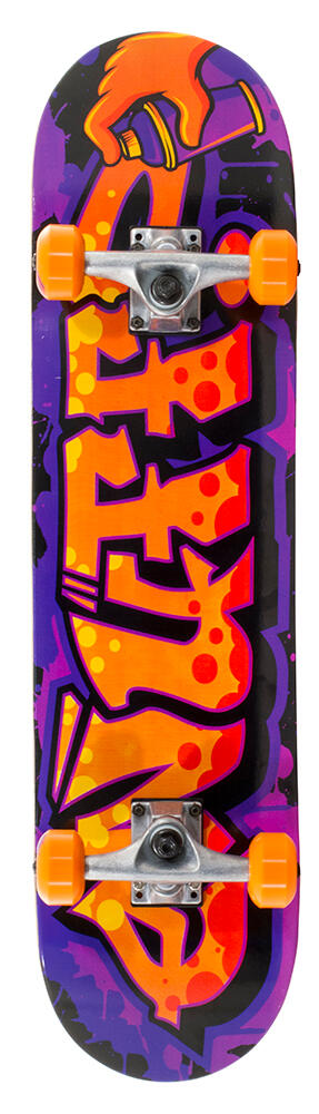 Graffiti II Orange 7.75inch Complete Skateboard 1/3