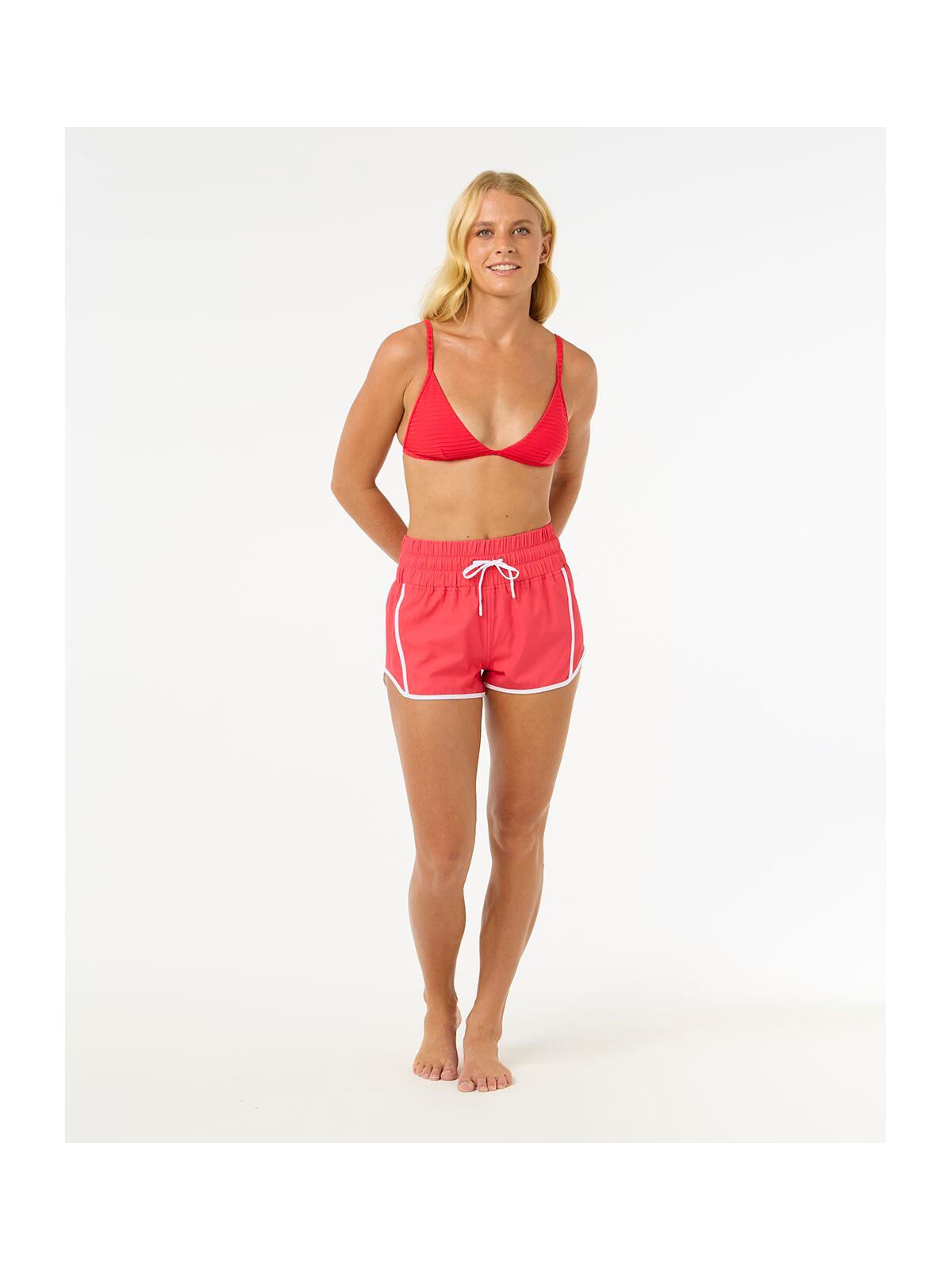 Spodenki surfingowe damskie Rip Curl High Waist Retro Volley 3" Czerwony 5/6